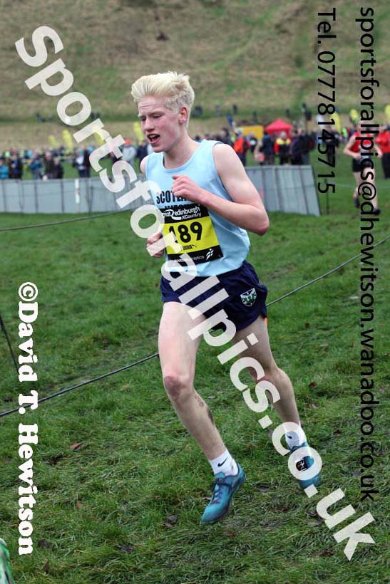 Boys under-15 Inter-District, 2017 Great Edinburgh Cross Country. Photo: David T. Hewitson/Sports for All PIcs